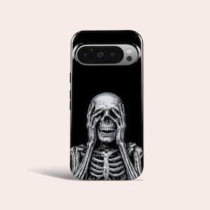 Gothic Skeleton Phone Case Witch Phone Cover Fit for Google Pixel 10 Pro XL 9A 9 Pro XL 8 8A 7A 7 Pro Pixel 6 Pro 6A 3A 2XL