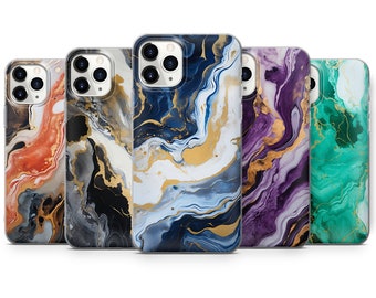 Marble Phone Case Matte Marble Cover Fit for iPhone 15 14 11 Pro 12 13 XR XS X 7+ 8 SE Samsung S24 S23 S21 S22 S8 A14 A51 A54 Huawei P30