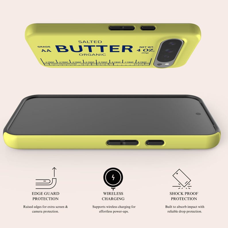 Salted Butter Phone Case Retro Butter Phone Cover Fit for Google Pixel 11 Pro XL 10A 10 Pro 9A 9 Pro XL 8 8A 7A 7 Pro 6 Pro 6A image 5