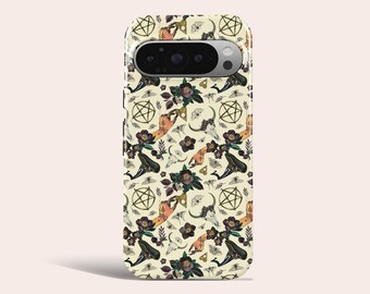 Etui na telefon Witch Magic w stylu gotyckim, pasujące do telefonów Google Pixel 10 Pro XL 9A 9 Pro XL 8 8A 7A 7 Pro Pixel 6 Pro 6A 3A 2XL