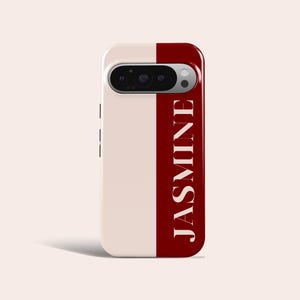 Initials Personalised Phone Case Minimalistic Name Phone Cover Fit for Google Pixel 10 Pro XL 9A 9 Pro XL 8 8A 7A 7 Pixel 6 Pro 6A 3A 2XL