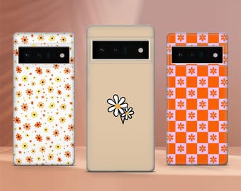 Daisy Flowers Phone Case Spring Flowers Cover Fit for Google Pixel 10 Pro XL 9A 9 Pro 8A 8 Pro 8 7A 7 Pro 6 6A 3A 4XL 5 OnePlus 13 12R