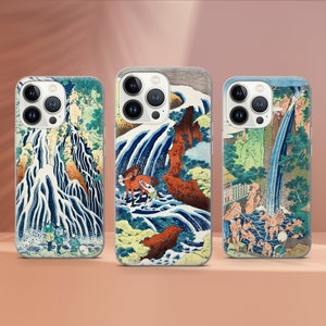 Japanese Painting Phone Case Famous Art Phone Cover Fit for iPhone 17 Pro Max 16 15 14 13 12 13 Samsung S25 S24 S23 A56 A16 Huawei P30
