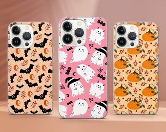Halloween Handyhülle Goth Cover für iPhone 17 Pro Max 16 15 14 13 12 13 11 XS Samsung S25 S24 S23 FE A56 A16 A14 Huawei P30 Pro
