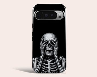Gothic Skeleton Phone Case Witch Phone Cover Fit for Google Pixel 11 Pro XL 10A 10 Pro 9A 9 Pro XL 8 8A 7A 7 Pro 6 Pro 6A