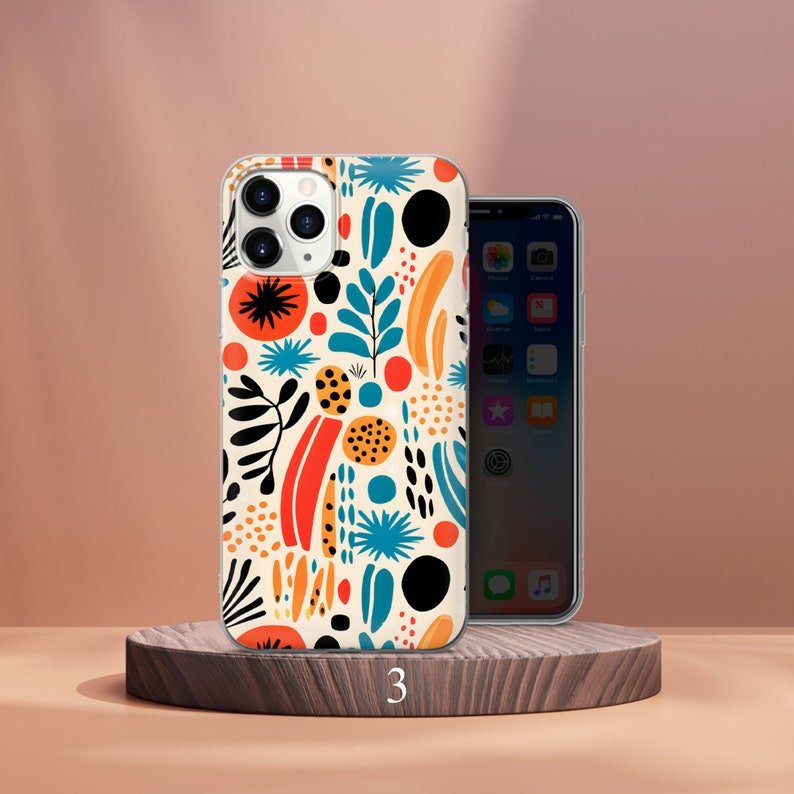 Polka Dots Phone Case Retro Design Cover Fit for iPhone 17 Pro Max 16 15 14 13 12 13 11 XS Samsung S25 S24 S23 FE A56 A16 A14 Huawei P30 Pro image 4