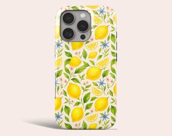 Funda para teléfono Lemonade Lemons MagSafe compatible con iPhone 17 Pro Max, 16 Pro Max, 15, 14, 13 Pro, 12, 11 Pro, XS y 8 Plus.