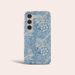 Vintage Floral Phone Case William Morris Phone Cover Fit for Samsung Galaxy S25 S24 S23 Ultra S23 S22 Ultra S20 FE Note 20 Ultra Note 10