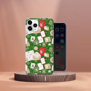 Xmas Gift Telefoon Case Kerst Telefoon Cover Fit voor iPhone 16 Pro Max 15 14 11 Pro 12 13 XS X Samsung S25 S24 S23 S22 A14 A51 A54 Huawei P30