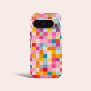 Elegante custodia per telefono a scacchiera, cover per telefono adatta a Google Pixel 10 Pro XL 9A 9 Pro XL 8 8A 7A 7 Pro Pixel 6 Pro 6A 3A 2XL