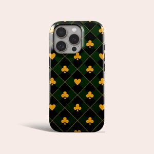 Poker Card Phone Case Playing Card MagSafe Phone Cover Fit for iPhone 17 Pro Max 16 Pro Max 15 14 13 Pro 12 11 Pro XS 8 Plus