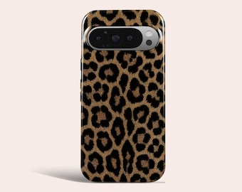 Leopard Print Phone Case Aesthetic Animal Print Phone Cover Fit for Google Pixel 10 Pro XL 9A 9 Pro XL 8 8A 7A 7 Pro Pixel 6 Pro 6A 3A 2XL