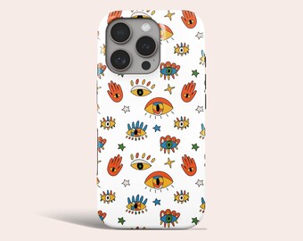 Boze Oog Telefoon Case Spiritual Witchy MagSafe Telefoon Cover Fit voor iPhone 17 Pro Max 16 Pro Max 15 14 13 Pro 12 11 Pro XS XR 8 Plus