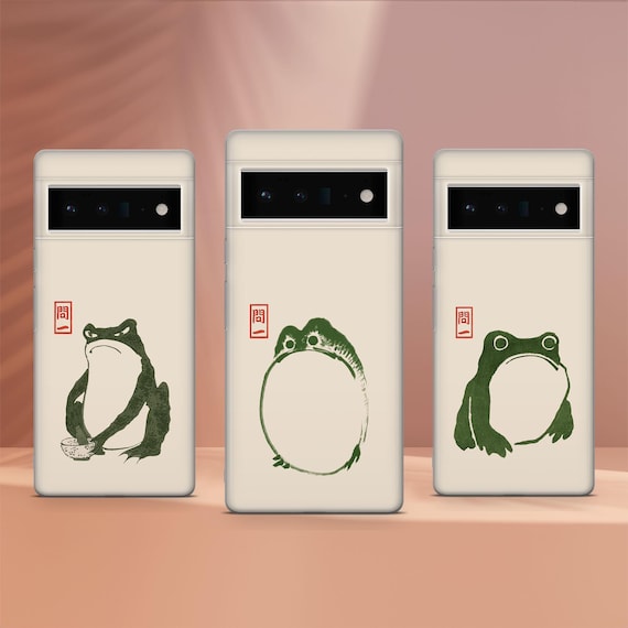 Grumpy Frog Phone Case Matsumoto Hoji Cover Fit for Google Pixel 10 Pro XL 9A 9 Pro 8A 8 Pro 8 7A 7 Pro 6 6A 3A 4XL 5 OnePlus 13 12R