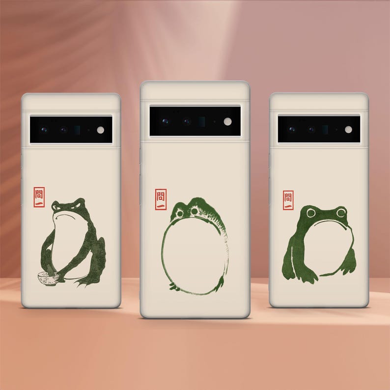 Grumpy Frog Phone Case Matsumoto Hoji Cover Fit for Google Pixel 10 Pro XL 9A 9 Pro 8A 8 Pro 8 7A 7 Pro 6 6A 3A 4XL 5 OnePlus 13 12R image 1