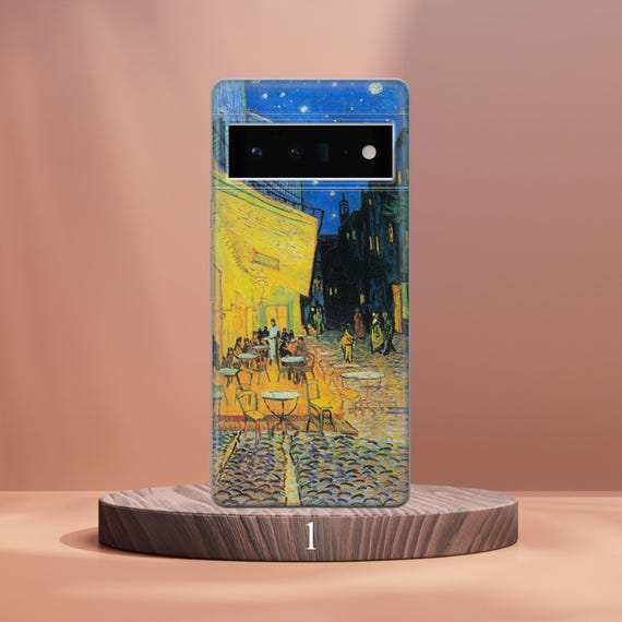 Capa de celular Vincent Van Gogh com pintura icônica e arte para