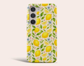 Lemonade Phone Case Lemons Phone Cover Fit for Samsung Galaxy S25 S24 Ultra S24 S23 FE Ultra S23 Plus S22 Ultra S20 FE A16 Note 20 Ultra