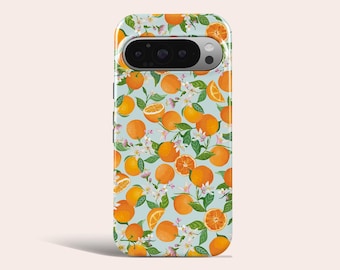 Oranges Phone Case Fruit Phone Cover Fit for Google Pixel 10 Pro XL 9A 9 Pro XL 8 8A 7A 7 Pro Pixel 6 Pro 6A 3A 2XL