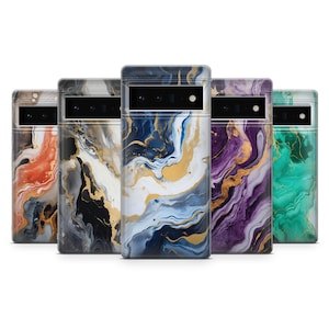 Funda de teléfono de mármol mate compatible con Google Pixel 10 Pro XL 9A 9 Pro 8A 8 Pro 8 7A 7 Pro 6 6A 3A 4XL 5 OnePlus 13