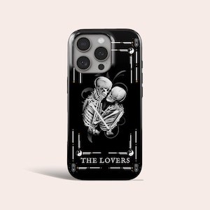 Tarot Card Goth Phone Case The Lovers Witchy MagSafe Phone Cover Fit for iPhone 17 Pro Max 16 Pro Max 15 14 13 Pro 12 11 Pro XS 8 Plus