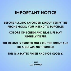 a blue background with the words important notice