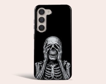 Gothic Skeleton Phone Case Witch Phone Cover Fit for Samsung Galaxy S25 S24 Ultra S23 Ultra S23 Plus S22 Ultra S20 FE Note 20 Ultra