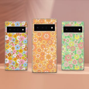 Coque de téléphone rétro groovy hippie des années 70 pour Google Pixel 9A 9 Pro XL 8A 8 Pro 8 7A 7 Pro 7 6 6A 6 Pro 3A 3XL 4A 4XL 5A OnePlus 10 12