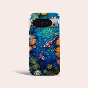 Japanese Koi Fish Phone Case Aesthetic Phone Cover Fit for Google Pixel 11 Pro XL 10A 10 Pro 9A 9 Pro XL 8 8A 7A 7 Pro 6 Pro 6A