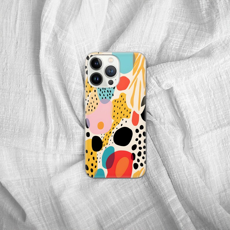 Polka Dots Phone Case Retro Design Cover Fit for iPhone 17 Pro Max 16 15 14 13 12 13 11 XS Samsung S25 S24 S23 FE A56 A16 A14 Huawei P30 Pro image 7
