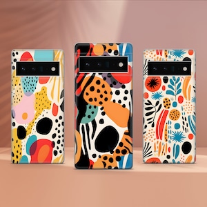 Polka Dots Phone Case Retro Design Cover Fit for Google Pixel 10 Pro XL 9A 9 Pro 8A 8 Pro 8 7A 7 Pro 6 6A 3A 4XL 5 OnePlus 13 12R