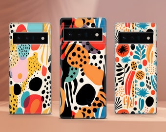 Coque de téléphone à pois design rétro pour Google Pixel 10 Pro XL 9A 9 Pro 8A 8 Pro 8 7A 7 Pro 6 6A 3A 4XL 5 OnePlus 13 12R