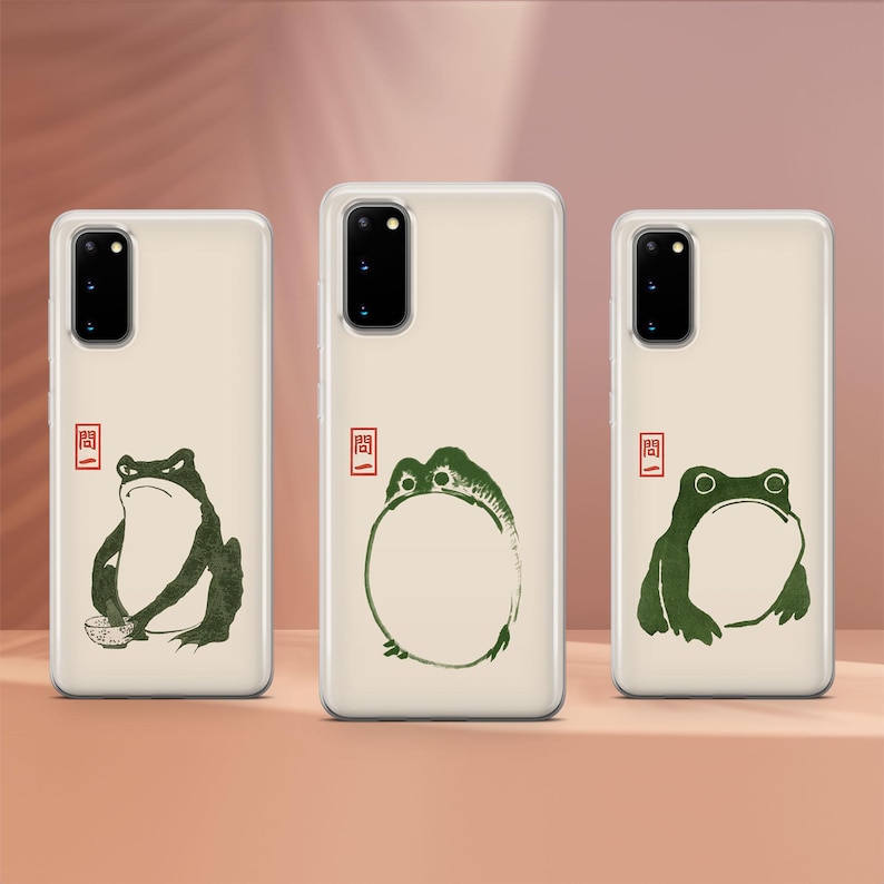 Grumpy Frog Phone Case Matsumoto Hoji Cover Fit for iPhone 17 Pro Max 16 15 14 13 12 13 11 Samsung S25 S24 S23 FE A56 A16 A14 Huawei P30 Pro image 5