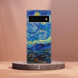 Vincent Van Gogh Phone Case Iconic Painting Art Cover Fit for Google Pixel 10 Pro XL 9A 9 Pro 8A 8 Pro 8 7A 7 Pro 6 6A 3A 4XL 5 OnePlus 13 Design 2