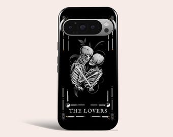 Tarot Card Goth Phone Case The Lovers Gothic Phone Cover Fit for Google Pixel 11 Pro XL 10A 10 Pro 9A 9 Pro XL 8 8A 7A 7 Pro 6 Pro 6A