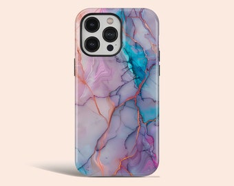 Pink Marble Phone Case Marble Finish Cover Fit For iPhone 15 Pro Max 14 11 Pro 12 13 Mini iPhone X XS Max XR 8 Plus