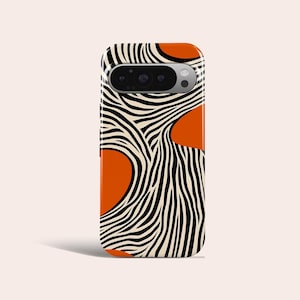 Zebra Print Phone Case Abstract Phone Cover Fit for Google Pixel 10 Pro XL 9A 9 Pro XL 8 8A 7A 7 Pro Pixel 6 Pro 6A 3A 2XL