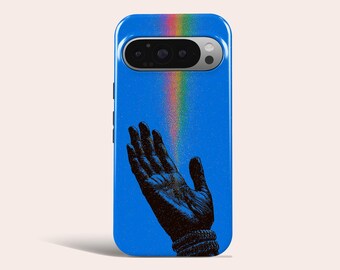 Celestial Palm Phone Case Minimalistic Phone Cover Fit for Google Pixel 11 Pro XL 10A 10 Pro 9A 9 Pro XL 8 8A 7A 7 Pro 6 Pro 6A