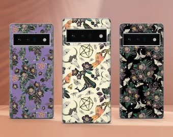 Pastel Goth Phone Case Witch Kawaii Cover Fit for Google Pixel 10 Pro XL 9A 9 Pro 8A 8 Pro 8 7A 7 Pro 6 6A 3A 4XL 5 OnePlus 13 12R