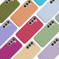 Custom Color Striped Phone Case Retro Minimalist Vertical Lines Phone Cover Fit for Samsung Galaxy S25 Ultra S24 S23 Plus S22 S21 FE A16 A14 product logo