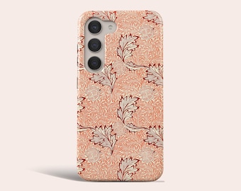 William Morris Phone Case Vintage Phone Cover Fit for Samsung Galaxy S24 S23 Ultra 23 Plus 22 22 Ultra S20 FE Note 20 Ultra Note 10