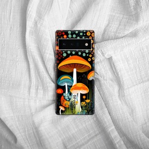 Custodia per telefono Trippy Mushroom Hippie Cover compatibile con Google Pixel 10 Pro XL 9A 9 Pro 8A 8 Pro 8 7A 7 Pro 6 6A 3A 4XL 5 OnePlus 13 12R immagine 7