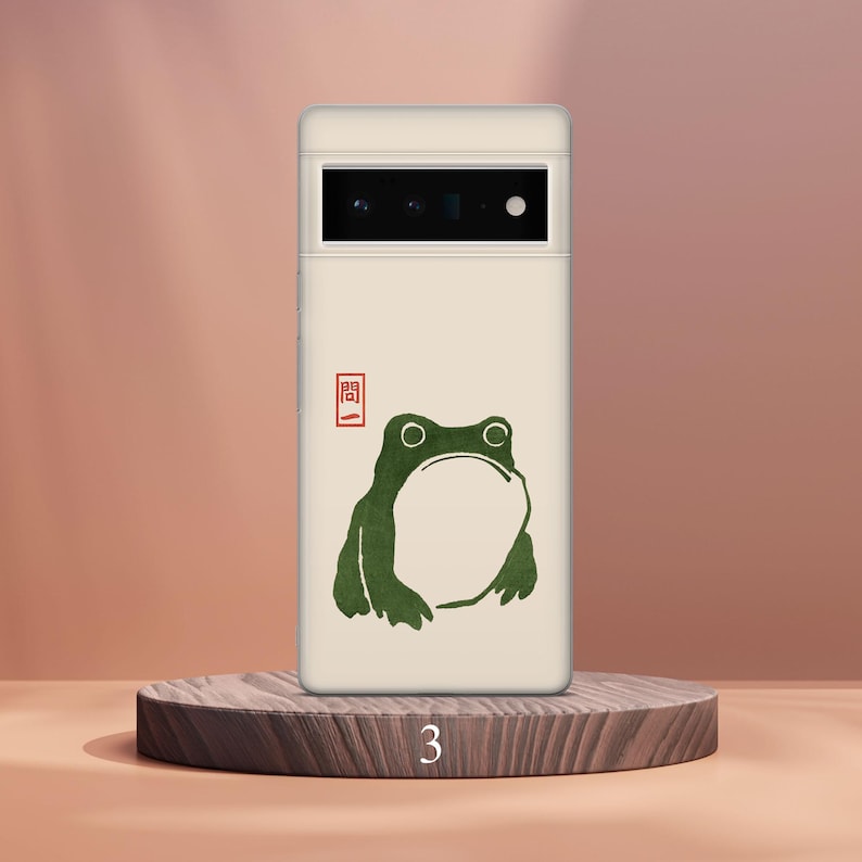 Grumpy Frog Phone Case Matsumoto Hoji Cover Fit for Google Pixel 10 Pro XL 9A 9 Pro 8A 8 Pro 8 7A 7 Pro 6 6A 3A 4XL 5 OnePlus 13 12R Design 3