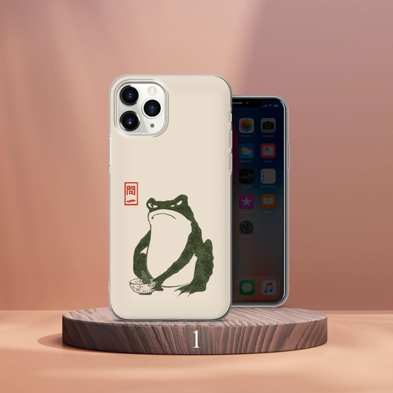 Grumpy Frog Phone Case Matsumoto Hoji Cover Fit for iPhone 17 Pro Max 16 15 14 13 12 13 11 Samsung S25 S24 S23 FE A56 A16 A14 Huawei P30 Pro Design 1