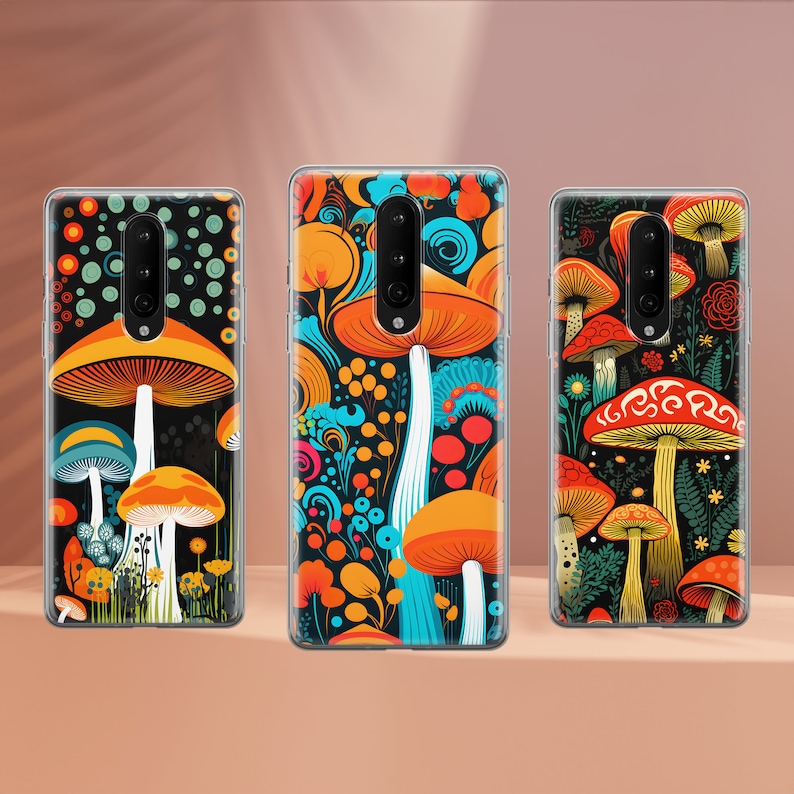 Custodia per telefono Trippy Mushroom Hippie Cover compatibile con Google Pixel 10 Pro XL 9A 9 Pro 8A 8 Pro 8 7A 7 Pro 6 6A 3A 4XL 5 OnePlus 13 12R immagine 5