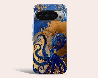 Octopus Phone Case Sea Ocean Animal Phone Cover Fit for Google Pixel 11 Pro XL 10A 10 Pro 9A 9 Pro XL 8 8A 7A 7 Pro 6 Pro 6A