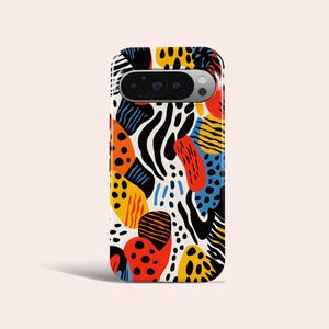 Polka Dots Phone Case Retro Design Cover Fit for Google Pixel 10 Pro XL 9A 9 Pro XL 8 8A 7A 7 Pro Pixel 6 Pro 6A 3A 2XL