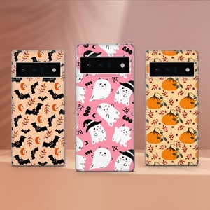 Halloween Phone Case Spooky Goth Cover Fit for Google Pixel 10 Pro XL 9A 9 Pro 8A 8 Pro 8 7A 7 Pro 6 6A 3A 4XL 5 OnePlus 13 12R