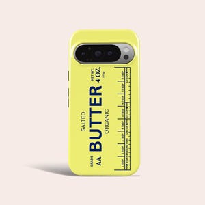 Salted Butter Phone Case Retro Butter Phone Cover Fit for Google Pixel 11 Pro XL 10A 10 Pro 9A 9 Pro XL 8 8A 7A 7 Pro 6 Pro 6A image 1