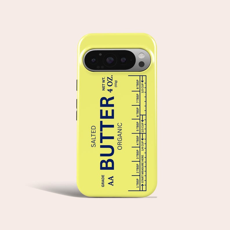 Salted Butter Phone Case Retro Butter Phone Cover Fit for Google Pixel 11 Pro XL 10A 10 Pro 9A 9 Pro XL 8 8A 7A 7 Pro 6 Pro 6A image 1