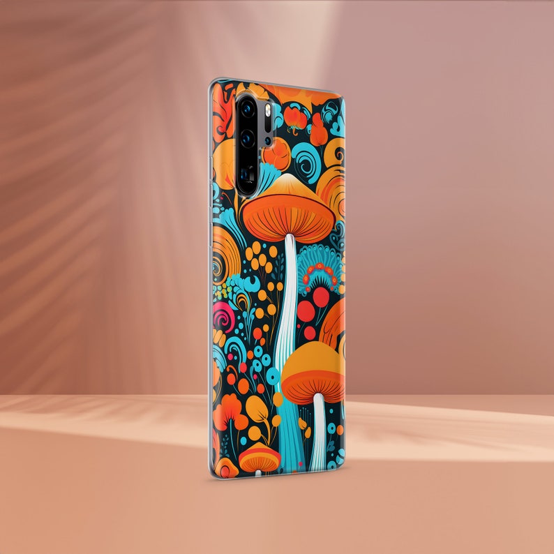 Custodia per telefono Trippy Mushroom Hippie Cover compatibile con Google Pixel 10 Pro XL 9A 9 Pro 8A 8 Pro 8 7A 7 Pro 6 6A 3A 4XL 5 OnePlus 13 12R immagine 6